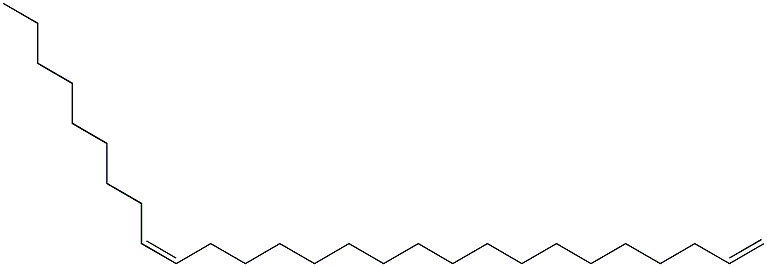 (18Z)-1,18-Heptacosadiene Struktur