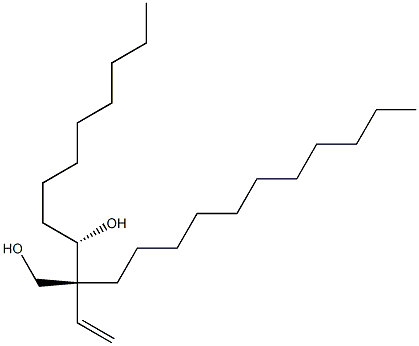 (1S,2R)-1-Octyl-2-undecyl-2-vinyl-1,3-propanediol Struktur