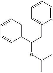 1-Isopropyloxy-1,2-diphenylethane Struktur