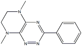 5,8-Dimethyl-3-phenyl-5,6,7,8-tetrahydropyrazino[2,3-e]-1,2,4-triazine Struktur