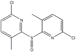 Methyl(6-chloro-2-pyridinyl) sulfoxide Struktur