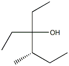 [S,(-)]-3-Ethyl-4-methyl-3-hexanol Struktur