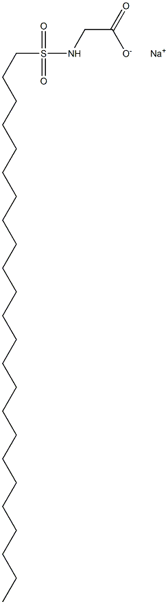 N-Tetracosylsulfonylglycine sodium salt Struktur