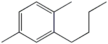 1,4-Dimethyl-2-butylbenzene Struktur