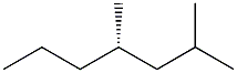 [S,(+)]-2,4-Dimethylheptane Struktur