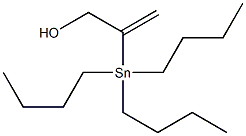 2-(Tributylstannyl)allyl alcohol Struktur