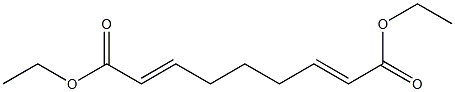 (2E,7E)-2,7-Nonadienedioic acid diethyl ester Struktur