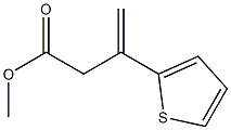 3-(2-Thienyl)-3-butenoic acid methyl ester Struktur