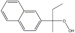 2-(2-Naphtyl)butan-2-yl hydroperoxide Struktur