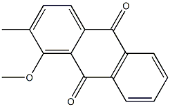 1-Methoxy-2-methylanthracene-9,10-dione Struktur