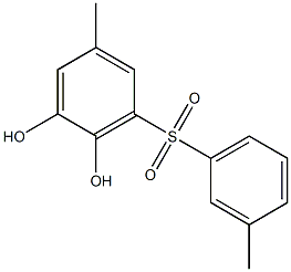 5,6-Dihydroxy-3,3'-dimethyl[sulfonylbisbenzene] Struktur