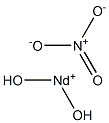 Nitric acid dihydroxyneodymium(III) salt Struktur