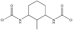 N,N'-Bis(chloroformyl)-2-methyl-1,3-cyclohexanediamine Struktur