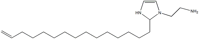 1-(2-Aminoethyl)-2-(14-pentadecenyl)-4-imidazoline Struktur