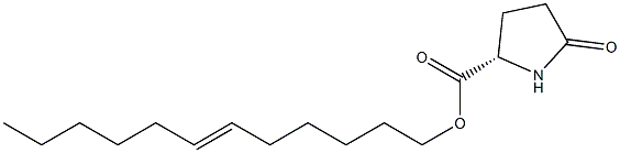 (S)-5-Oxopyrrolidine-2-carboxylic acid 6-dodecenyl ester Struktur