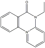 5-Ethyl-6-oxo-6H-pyrido[1,2-a]quinazolin-11-ium Struktur