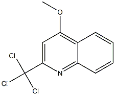 2-Trichloromethyl-4-methoxyquinoline Struktur