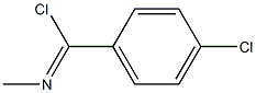 Chloro(4-chlorophenyl)-N-methylmethanimine Struktur