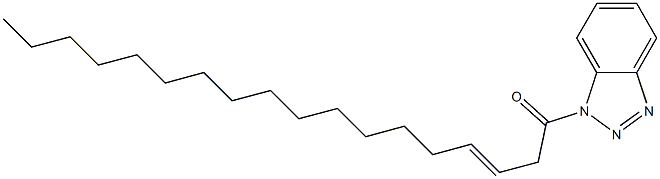 1-(3-Octadecenoyl)-1H-benzotriazole Struktur