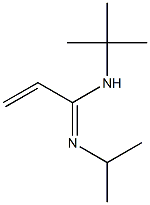 N-(1,1-Dimethylethyl)-N'-(1-methylethyl)-2-propenamidine Struktur