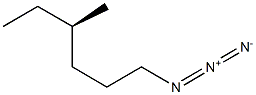 [R,(-)]-1-Azido-4-methylhexane Struktur