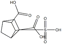 5-Sulfobicyclo[2.2.1]heptane-2,3-dicarboxylic acid Struktur