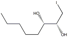 (1R,2S)-1-Iodomethylheptane-1,2-diol Struktur