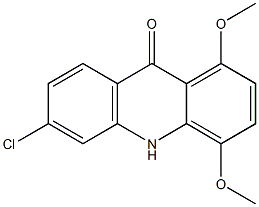 1,4-Dimethoxy-6-chloroacridin-9(10H)-one Struktur