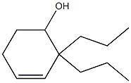 2,2-Dipropyl-3-cyclohexen-1-ol Struktur