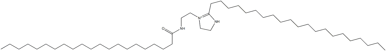 1-[2-(Henicosanoylamino)ethyl]-2-henicosyl-1-imidazoline-1-ium Struktur