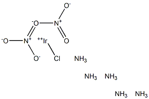 Chloropentammineiridium(III) nitrate Struktur