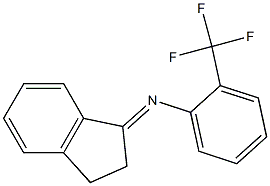 (E)-N-(2-Trifluoromethylphenyl)indan-1-imine Struktur