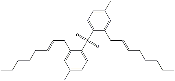 2-Octenyl(4-methylphenyl) sulfone Struktur