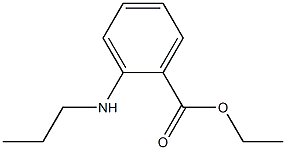 o-(Propylamino)benzoic acid ethyl ester Struktur