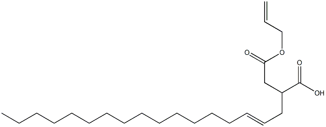 2-(2-Heptadecenyl)succinic acid 1-hydrogen 4-allyl ester Struktur