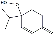 p-Mentha-1(7),2-dien-4-yl hydroperoxide Struktur