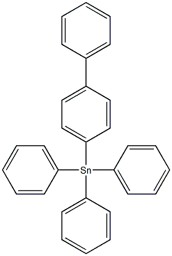 4-Biphenylyltriphenylstannane Struktur