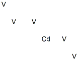 Pentavanadium cadmium Struktur