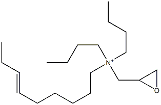 N,N-Dibutyl-N-(6-nonenyl)-2-oxiranemethanaminium Struktur