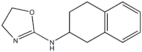 1,2,3,4-Tetrahydro-N-(2-oxazolin-2-yl)-2-naphthalenamine Struktur