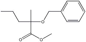 2-Benzyloxy-2-methylvaleric acid methyl ester Struktur