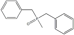 Methyldibenzylphosphine oxide Struktur