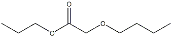 Butoxyacetic acid propyl ester Struktur