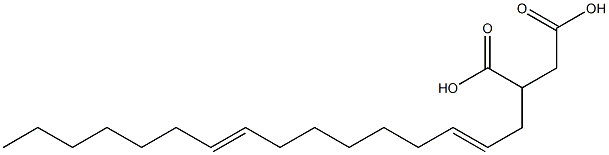 (2,9-Hexadecadienyl)succinic acid Struktur