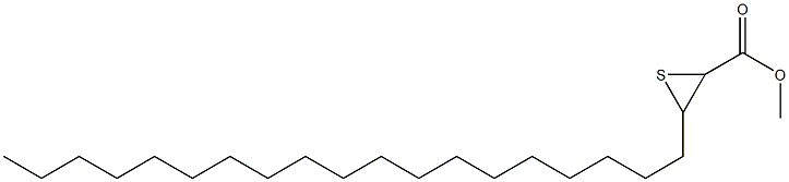 2,3-Epithiodocosanoic acid methyl ester Struktur