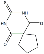 8-Thioxo-7,9-diazaspiro[4.5]decane-6,10-dione Struktur