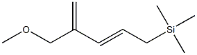 [(2E)-4-Methoxymethyl-2,4-pentadienyl]trimethylsilane Struktur