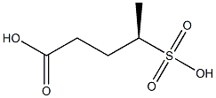 [R,(+)]-4-Sulfovaleric acid Struktur