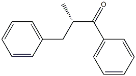 (S)-1,3-Diphenyl-2-methylpropane-1-one Struktur