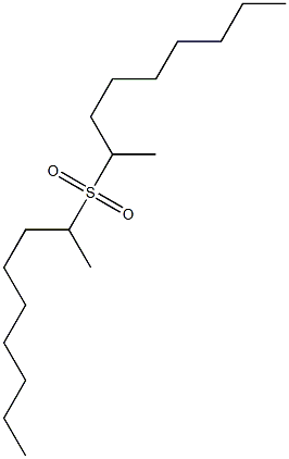 Methyloctyl sulfone Struktur